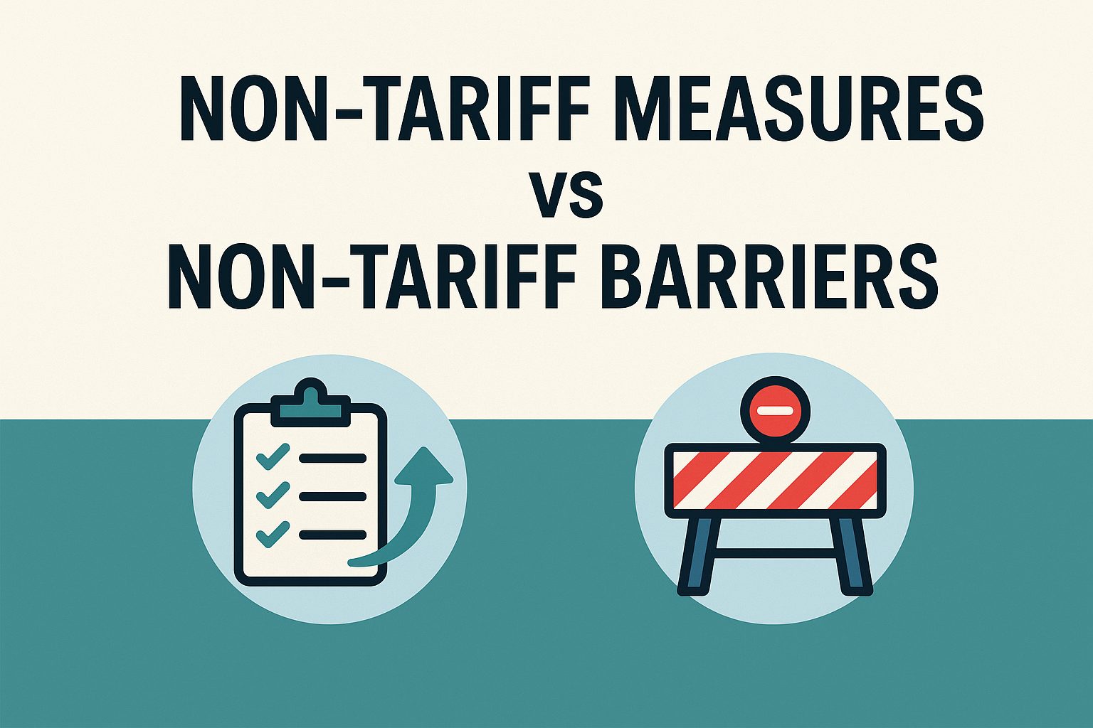 Non Tariff Measures versus Non Tariff Barriers
